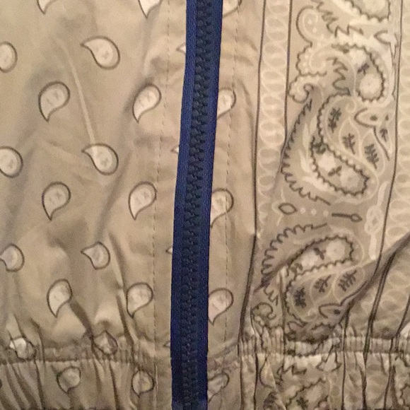 🆕 NBA TAG ZIPWAY NYK GRAY BANDANA PRINT JACKET 🆕🆕SIZE XL NEW YORK - Picture 5 of 15